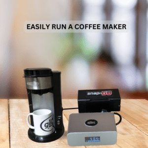Easily run a coffee maker